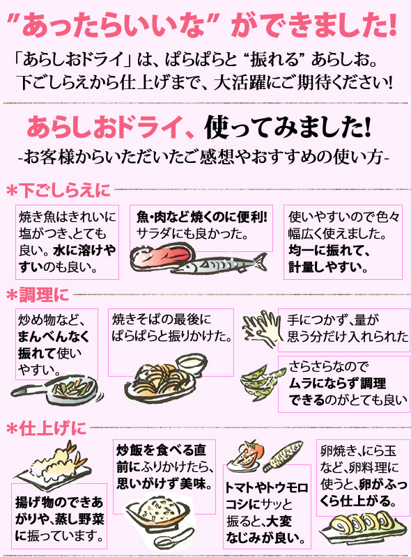 海の精あらしおドライ